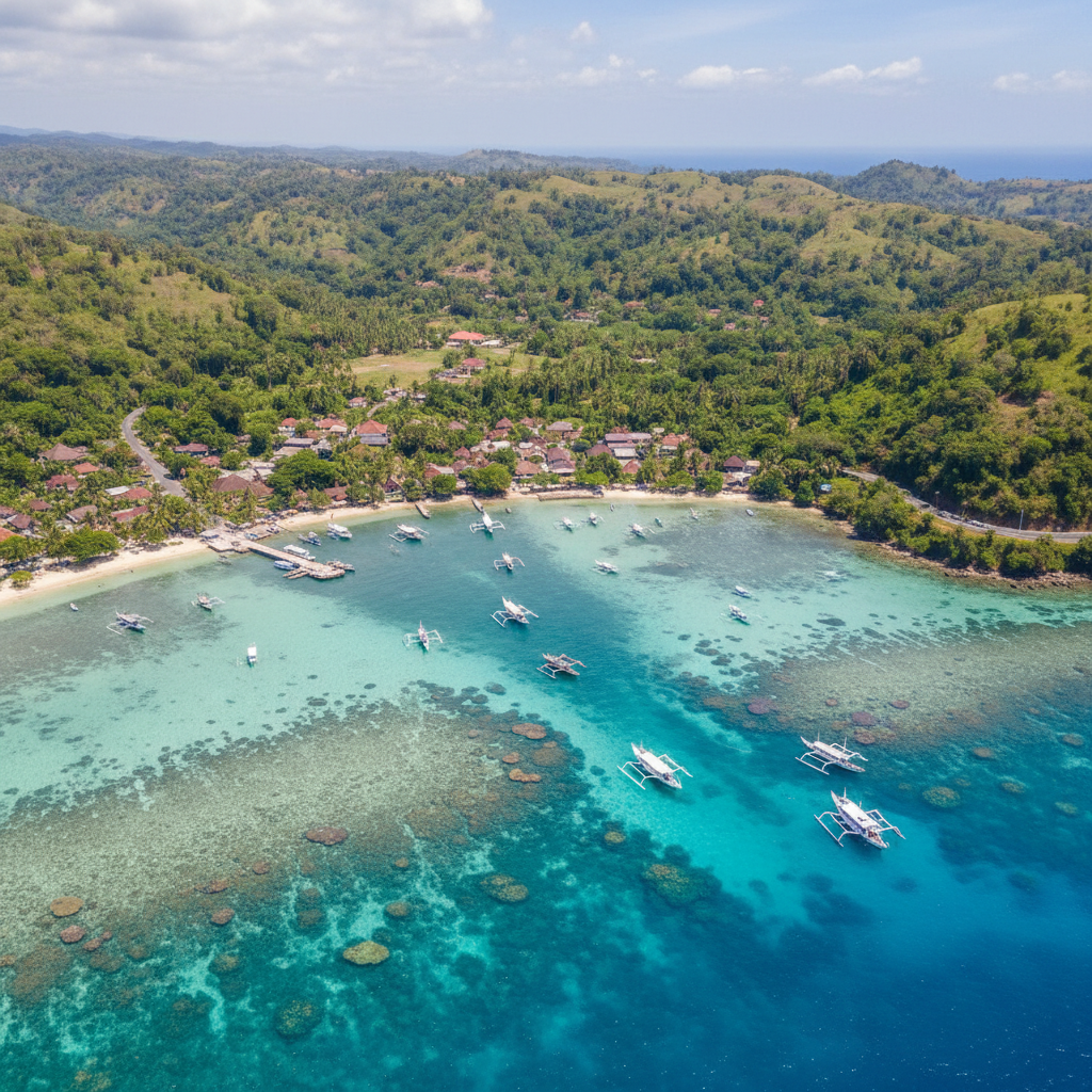 Padang Bai dive site from Canggu