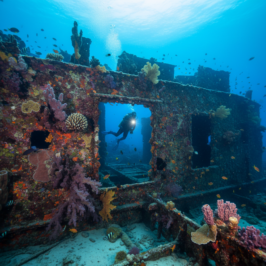 USS Liberty Wreck Dive - Full day - Rp 1.600.000